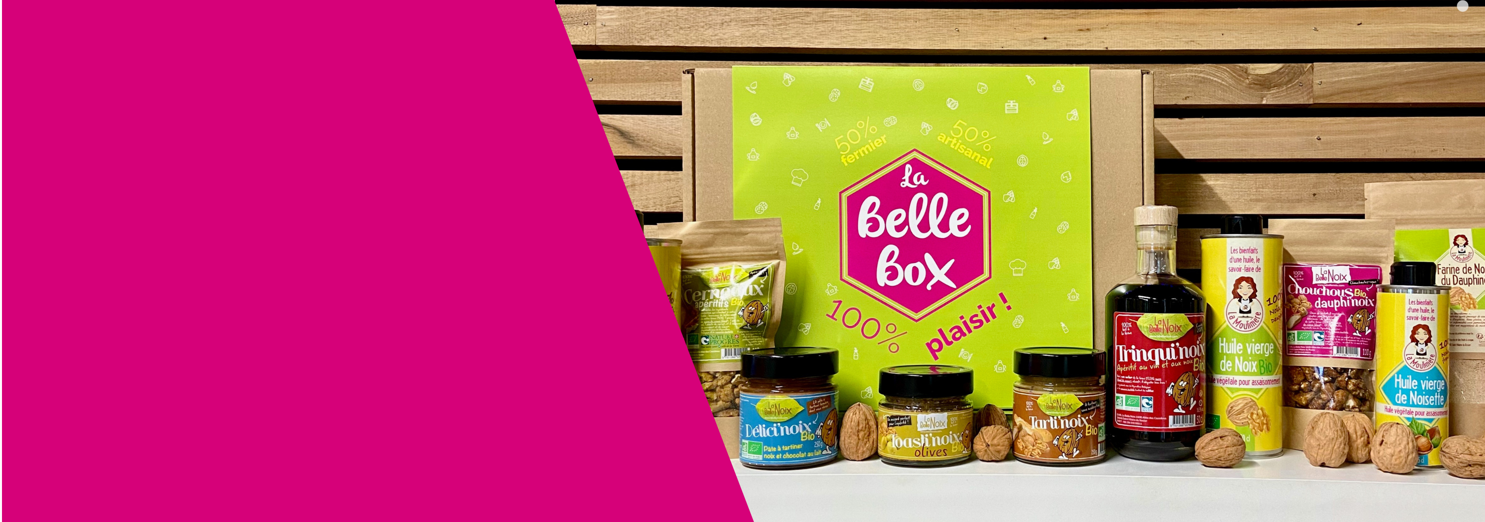 Les Belles Box sont des coffrets à base de produits fermiers, artisanaux et locaux, parfaits pour les fêtes